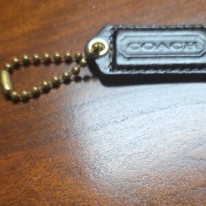 Coach Brown Leather Key Holder